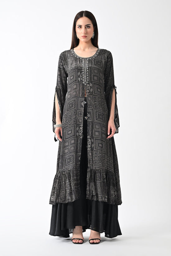 Black Printed Dress