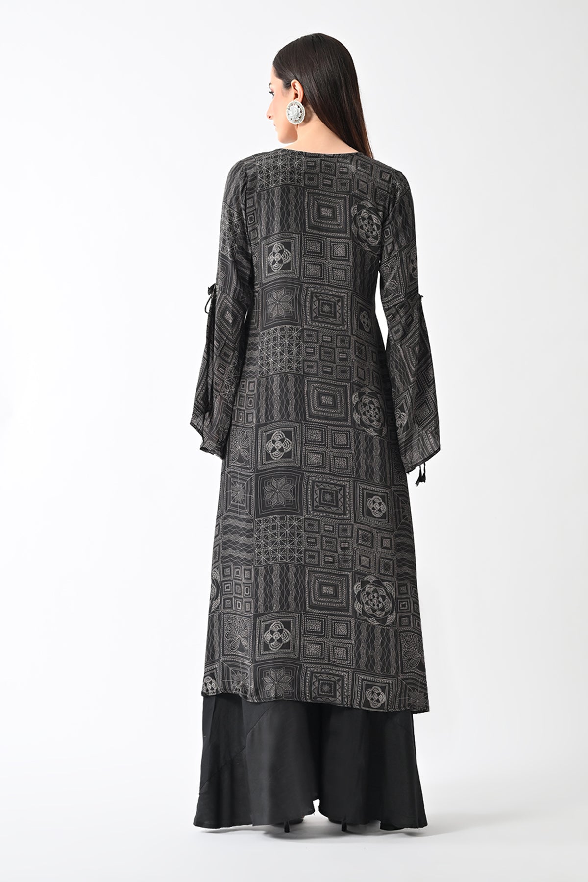 Black Printed Dress