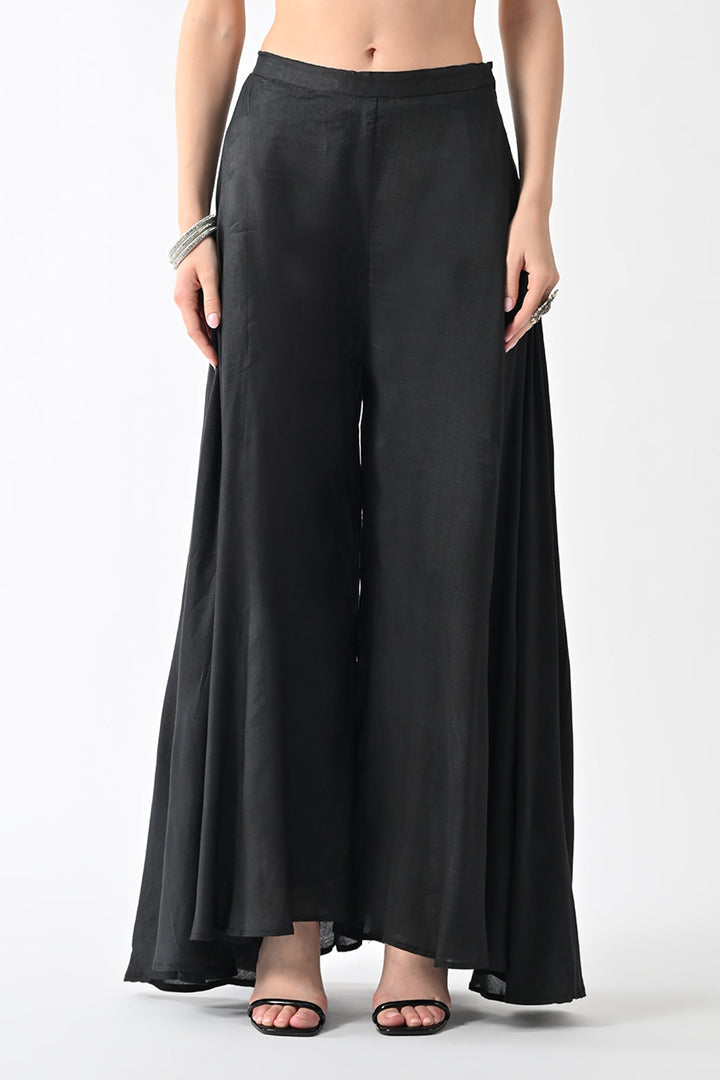 Black Printed Dress (3-Piece)