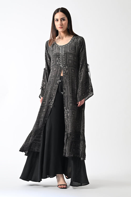 Black Printed Dress