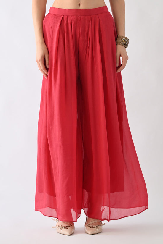 Pink Printed Kaftan 3 Pcs Set