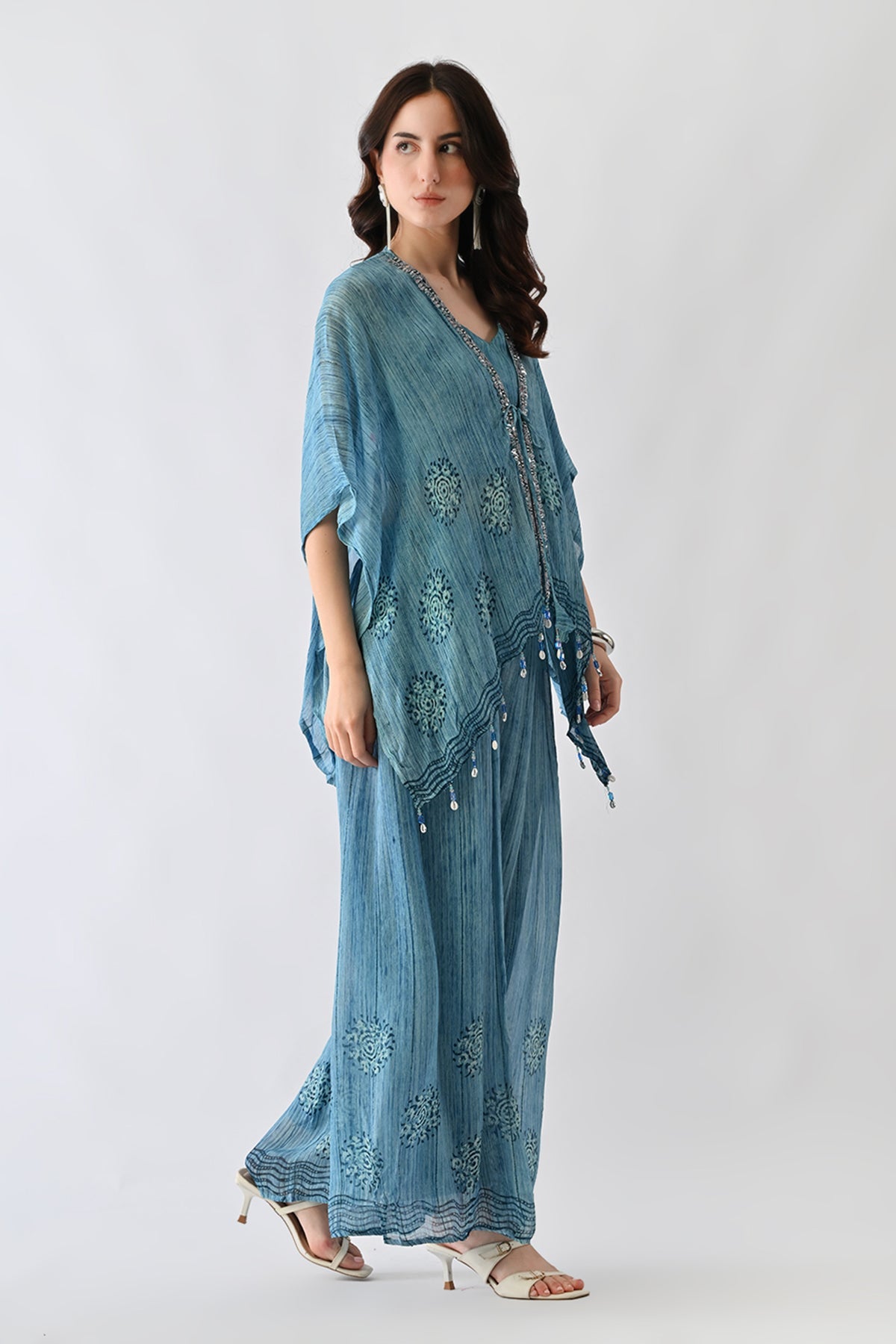 Blue Printed Co-Ord Set