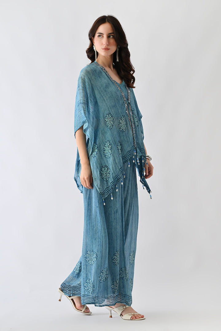 Blue Printed Co-Ord Set