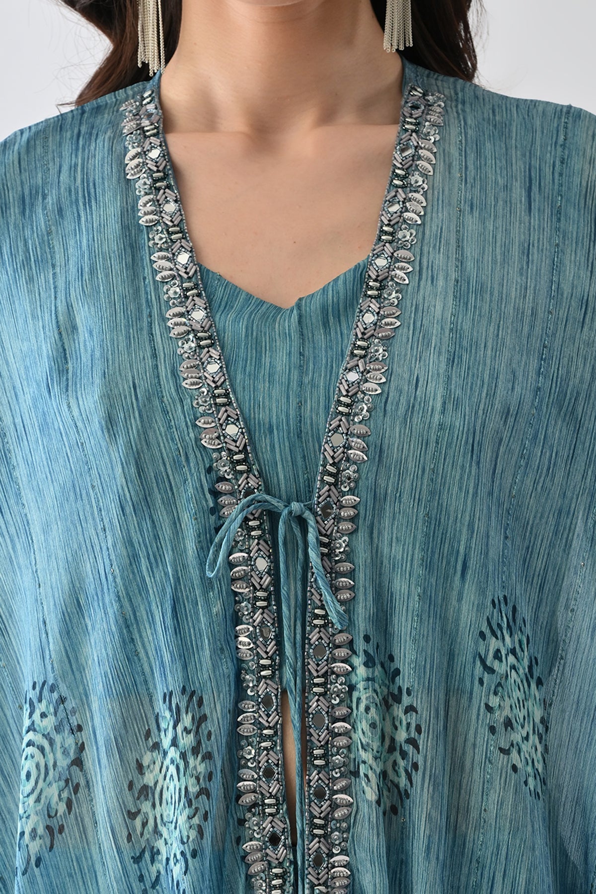 Blue Printed Co-Ord Set