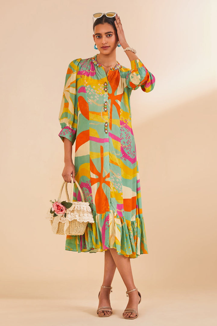 Multi Printed Dress