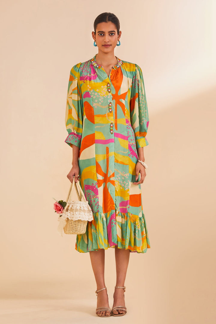 Multi Printed Dress
