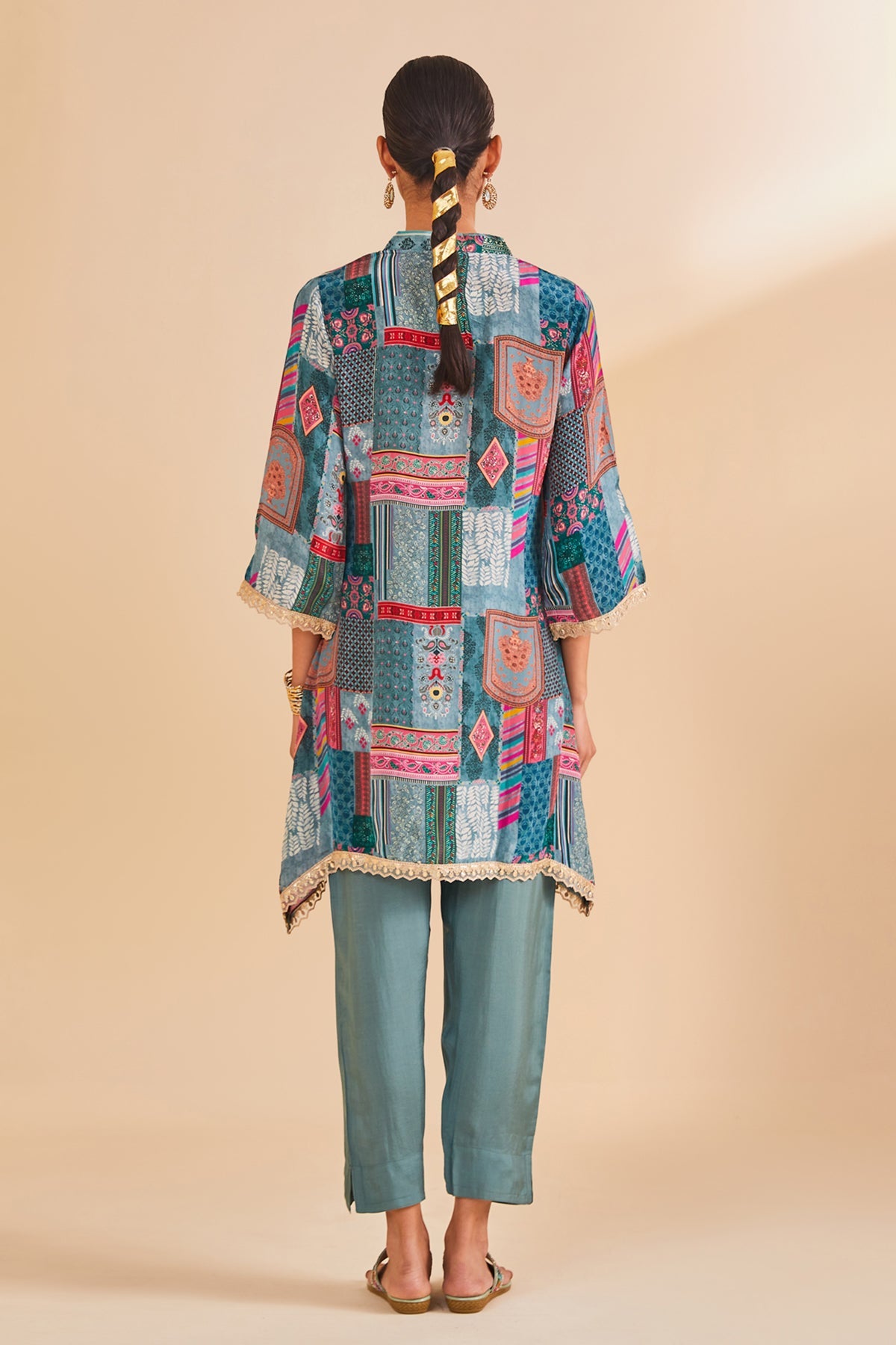 Multi Printed Kurta 2 Pcs Set