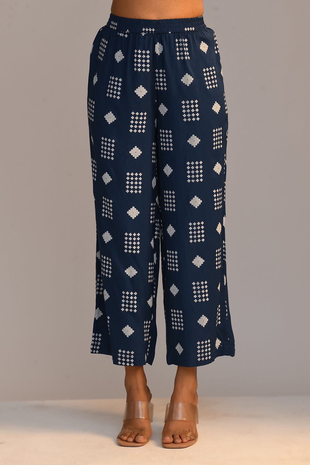 Blue Printed Co-ord Set