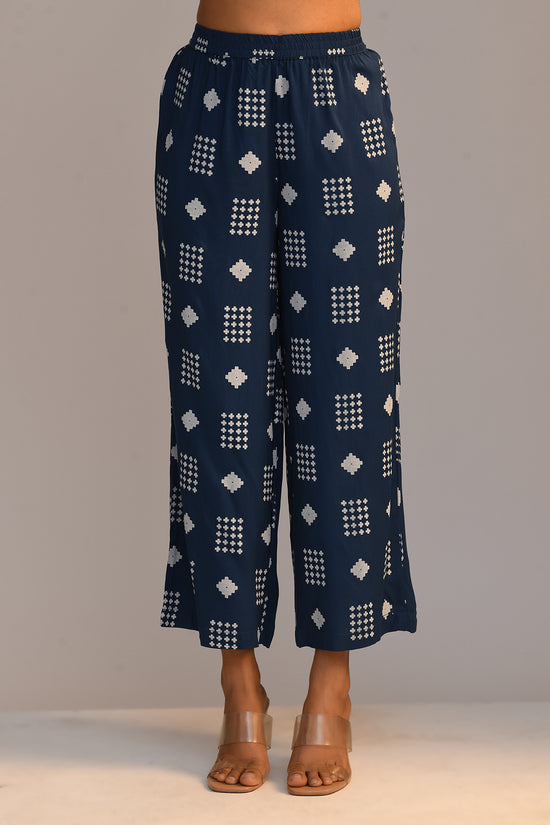 Blue Printed Co-ord Set