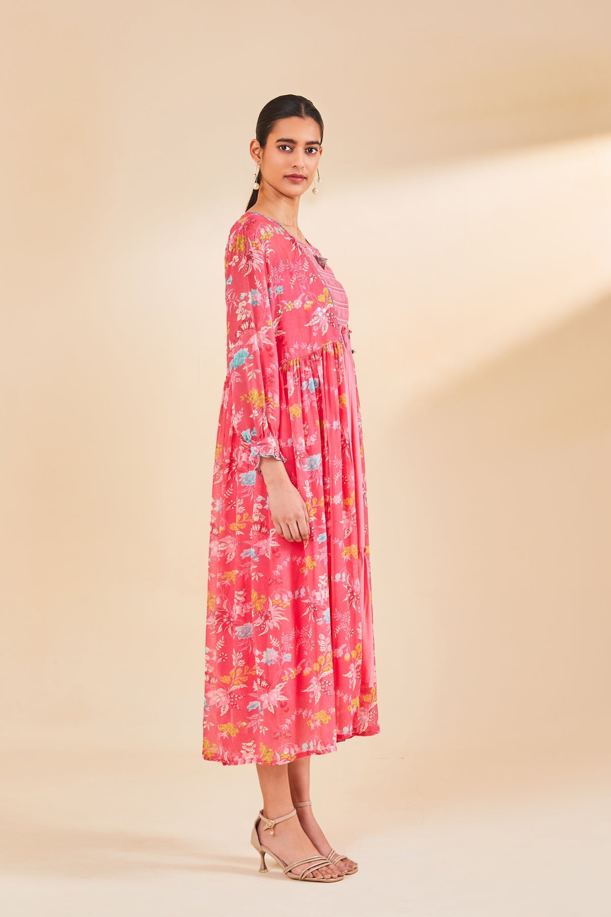 Pink Printed Dress