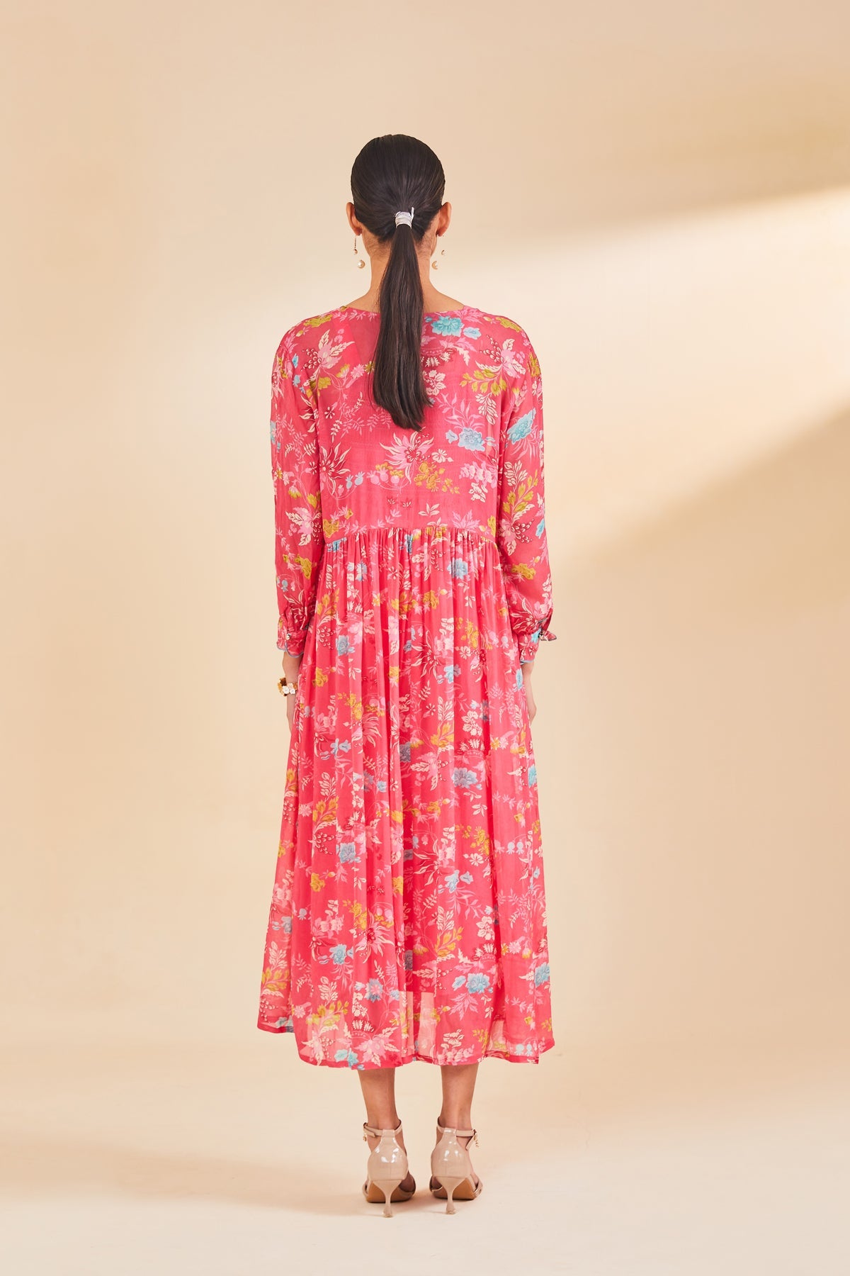 Pink Printed Dress