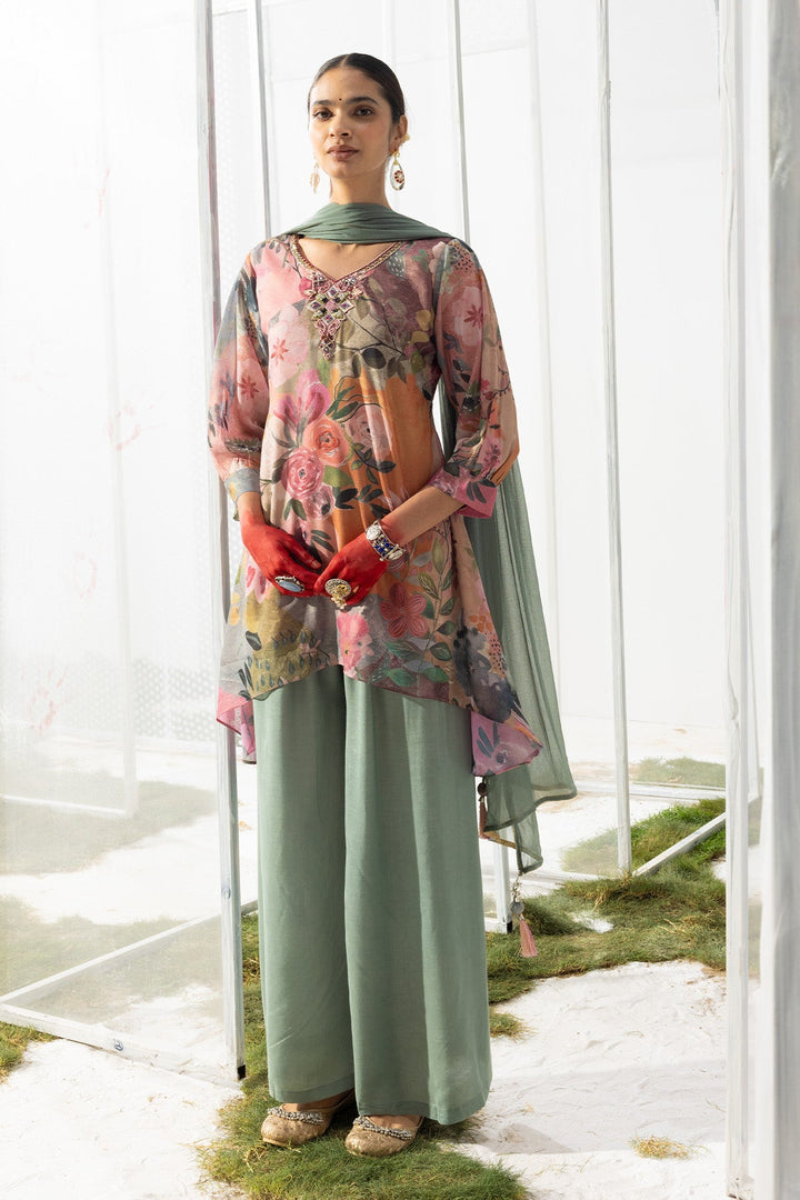 Multi-Printed Kurta Set