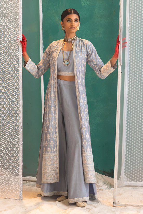 Light Purple Embroidered Co-ord Set