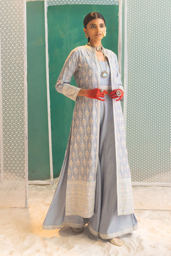 Light Purple Embroidered Co-ord Set