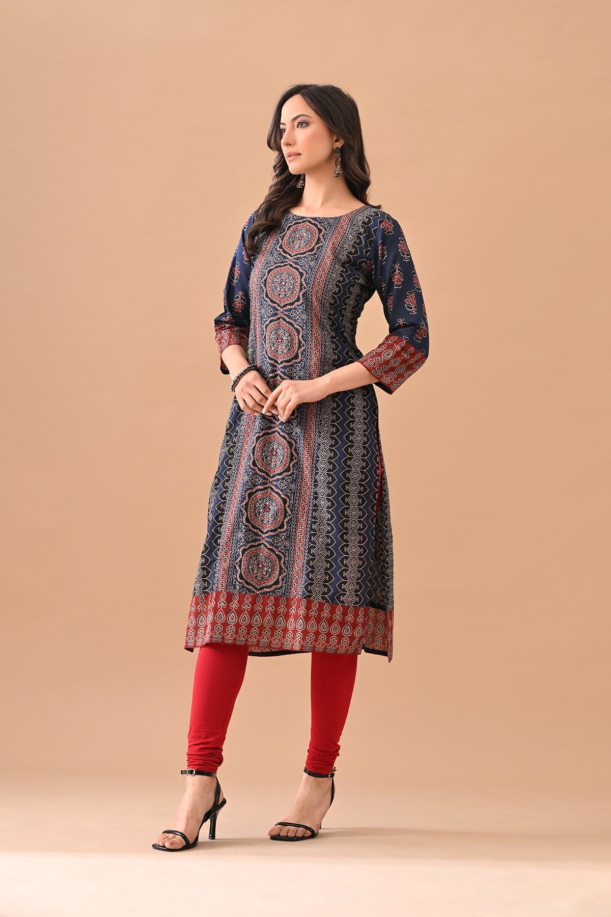 Blue Printed Kurta