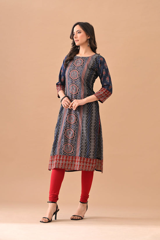 Blue Printed Kurta