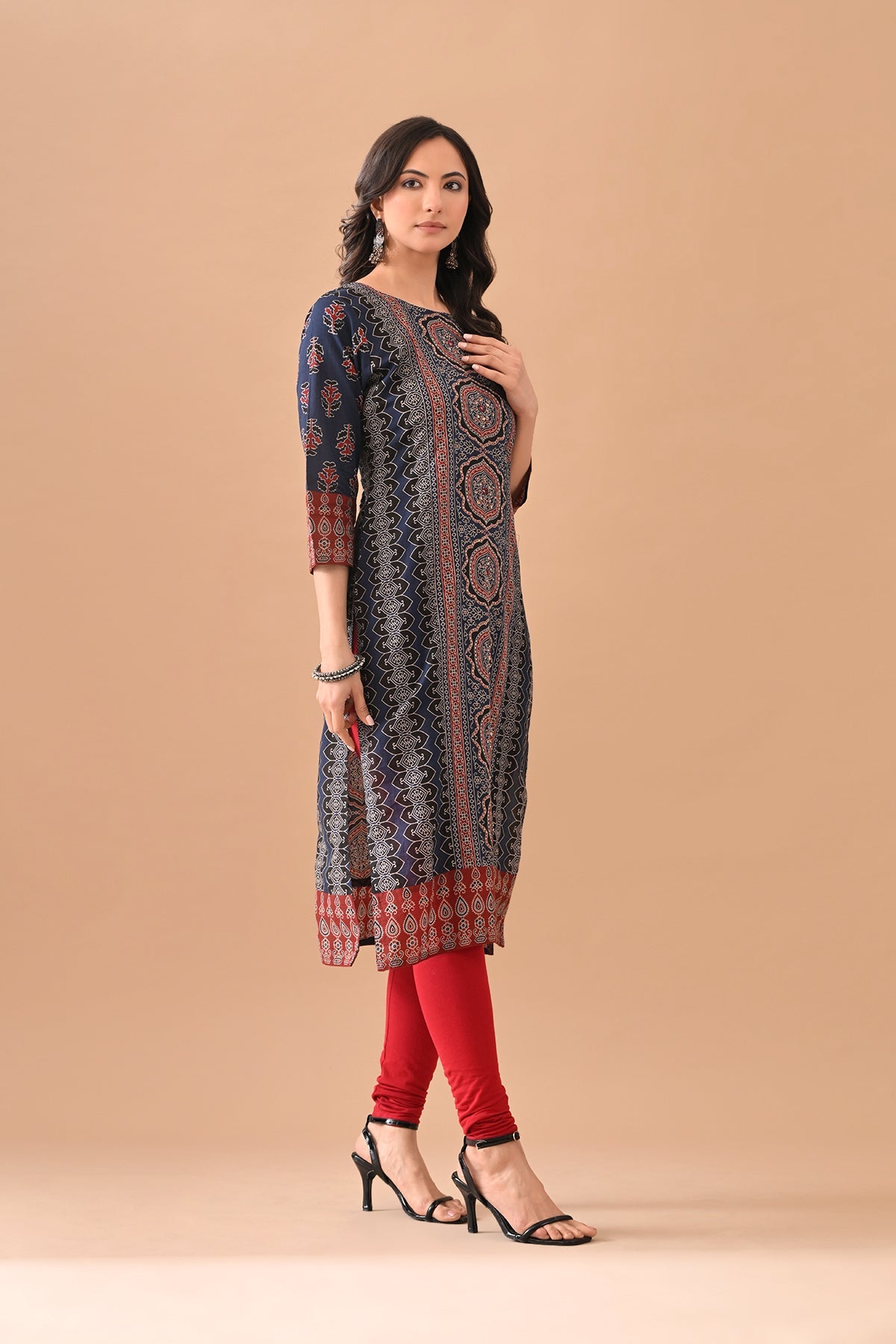 Blue Printed Kurta