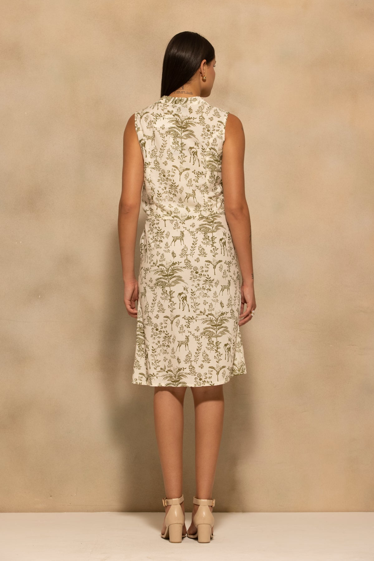 Cream Printed Co-Ord Set