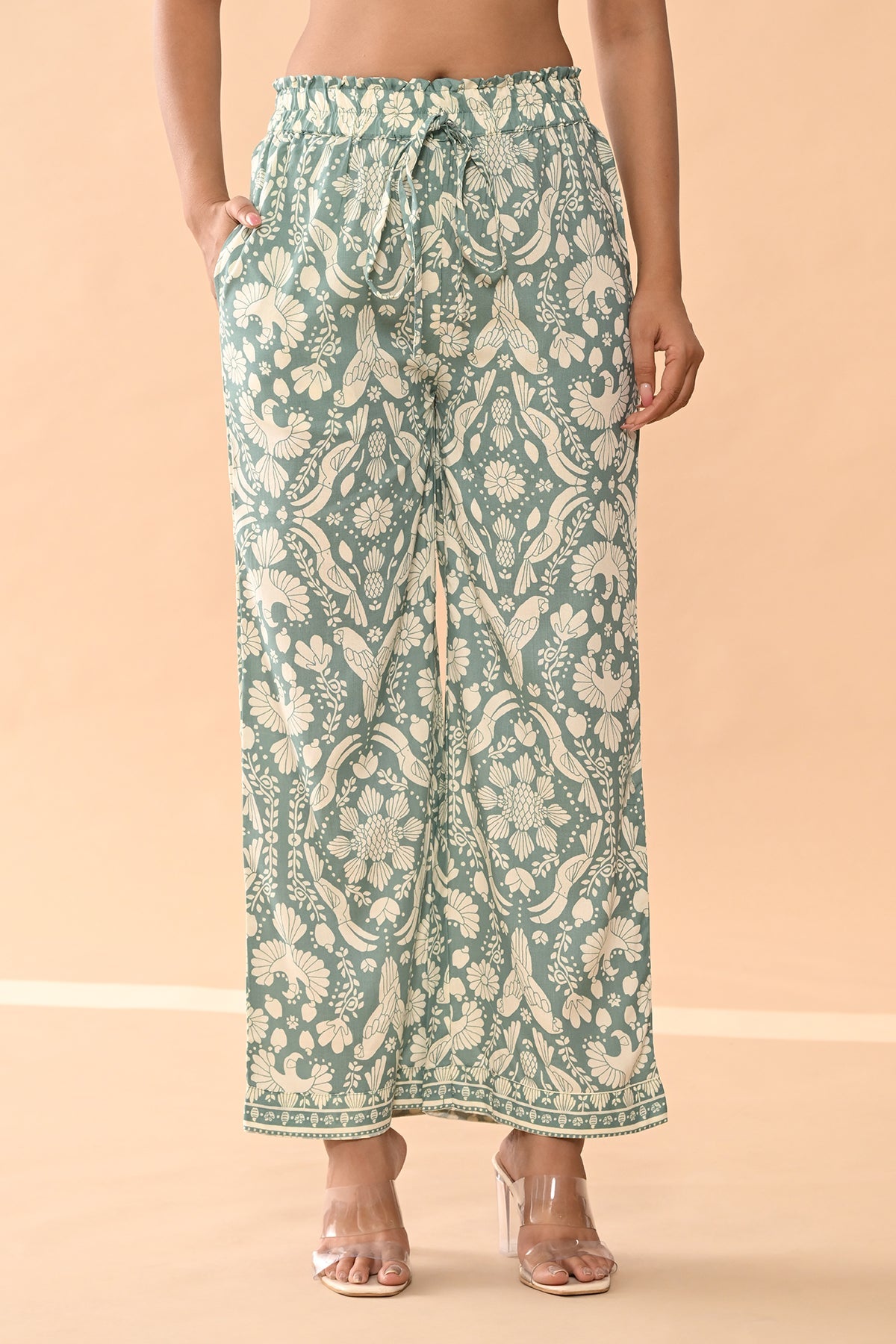 Green Printed Co-Ord Set