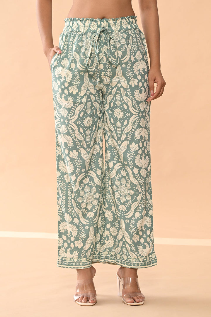 Green Printed Co-Ord Set