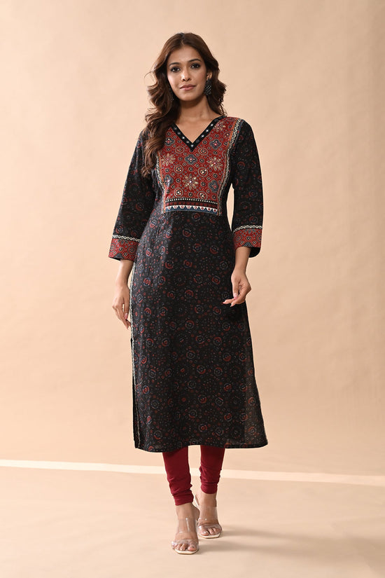 Multi Printed Straight Kurta