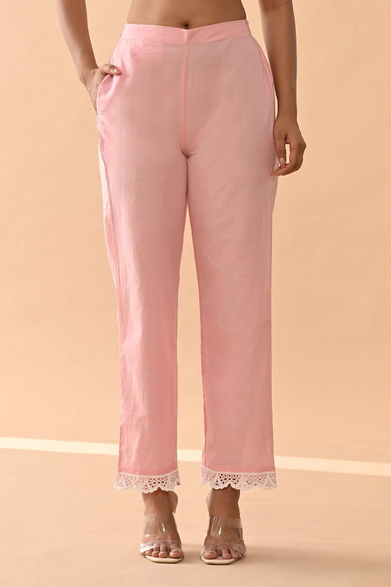 Pink Embroidered Co-Ord Set