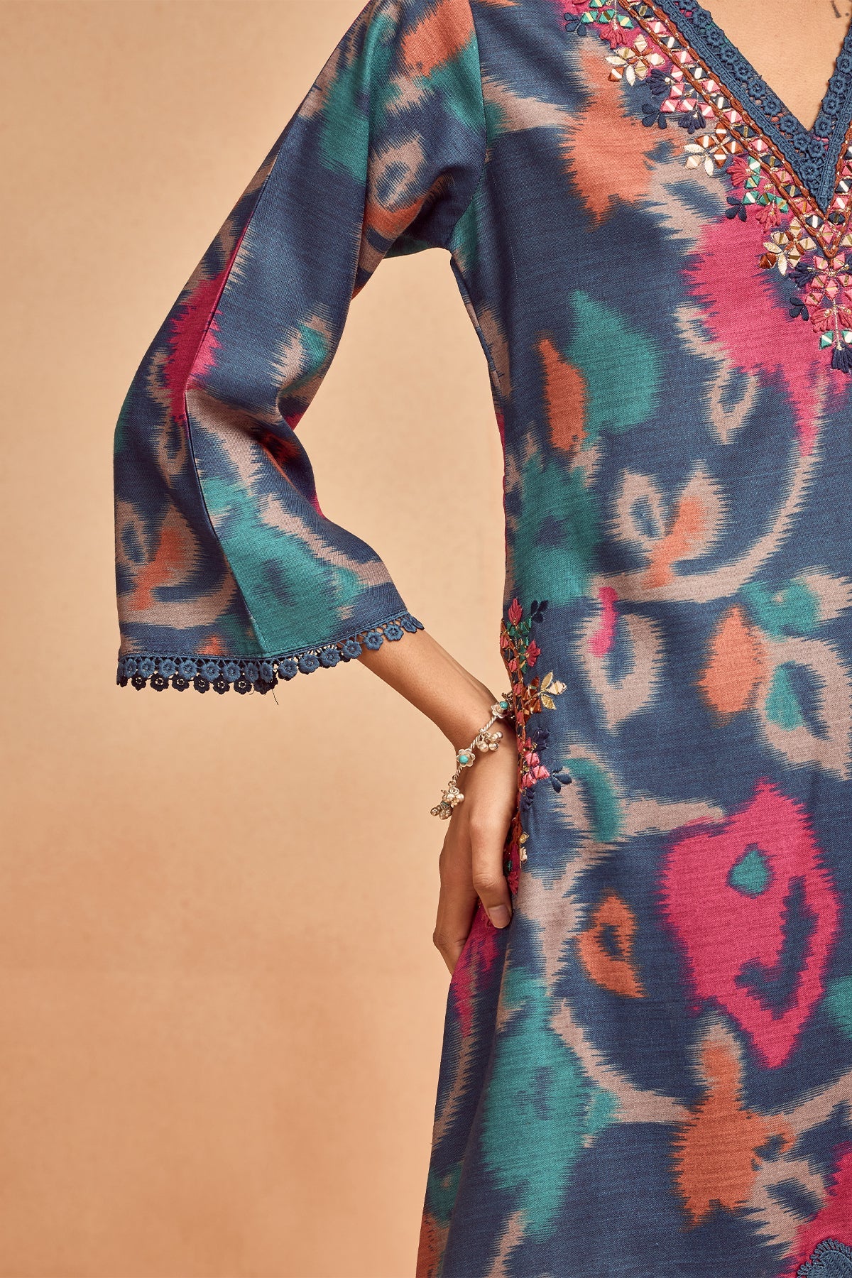 Blue Printed Co-Ord Set