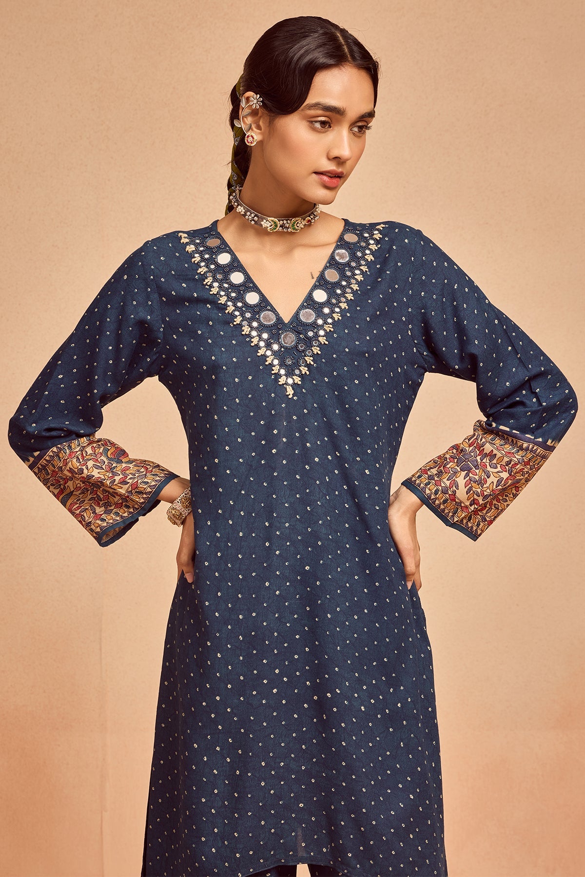 Blue Printed Co-Ord Set
