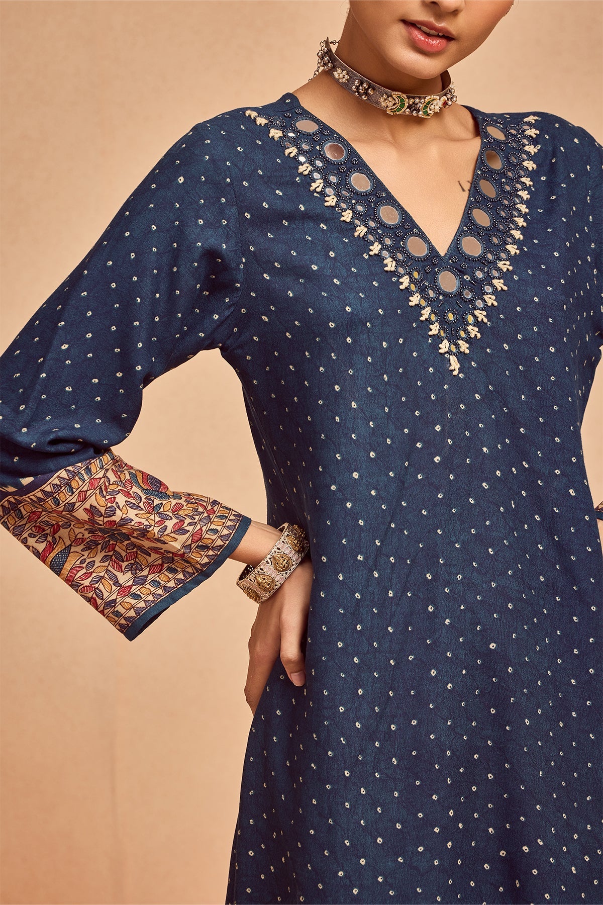 Blue Printed Co-Ord Set
