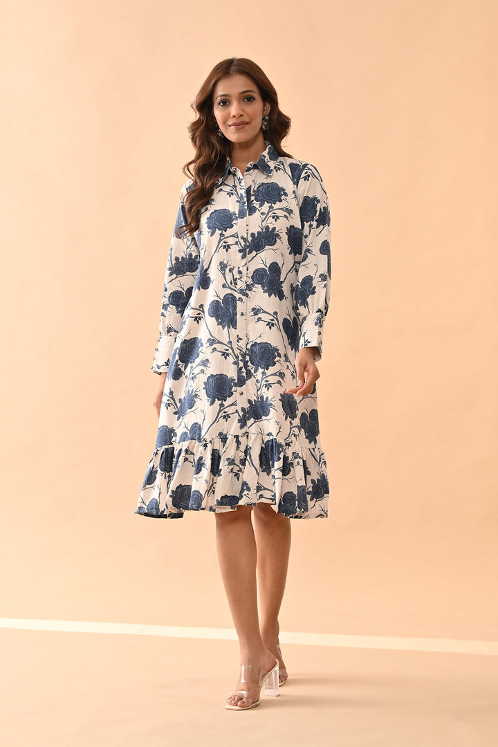 Cream Printed Tunic