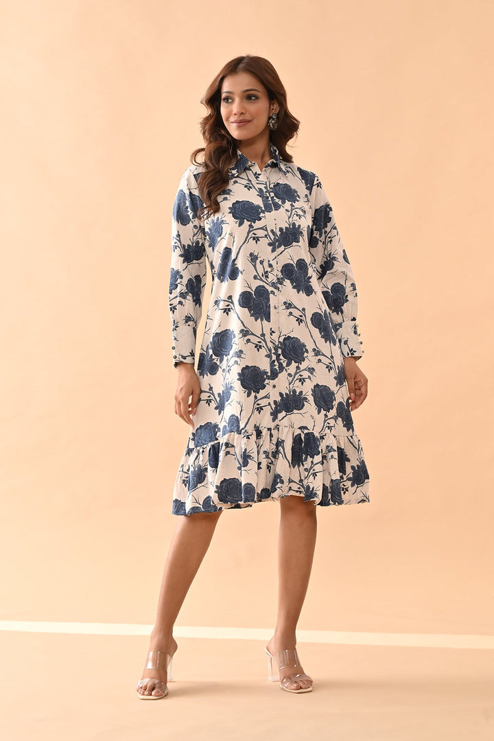 Cream Printed Tunic