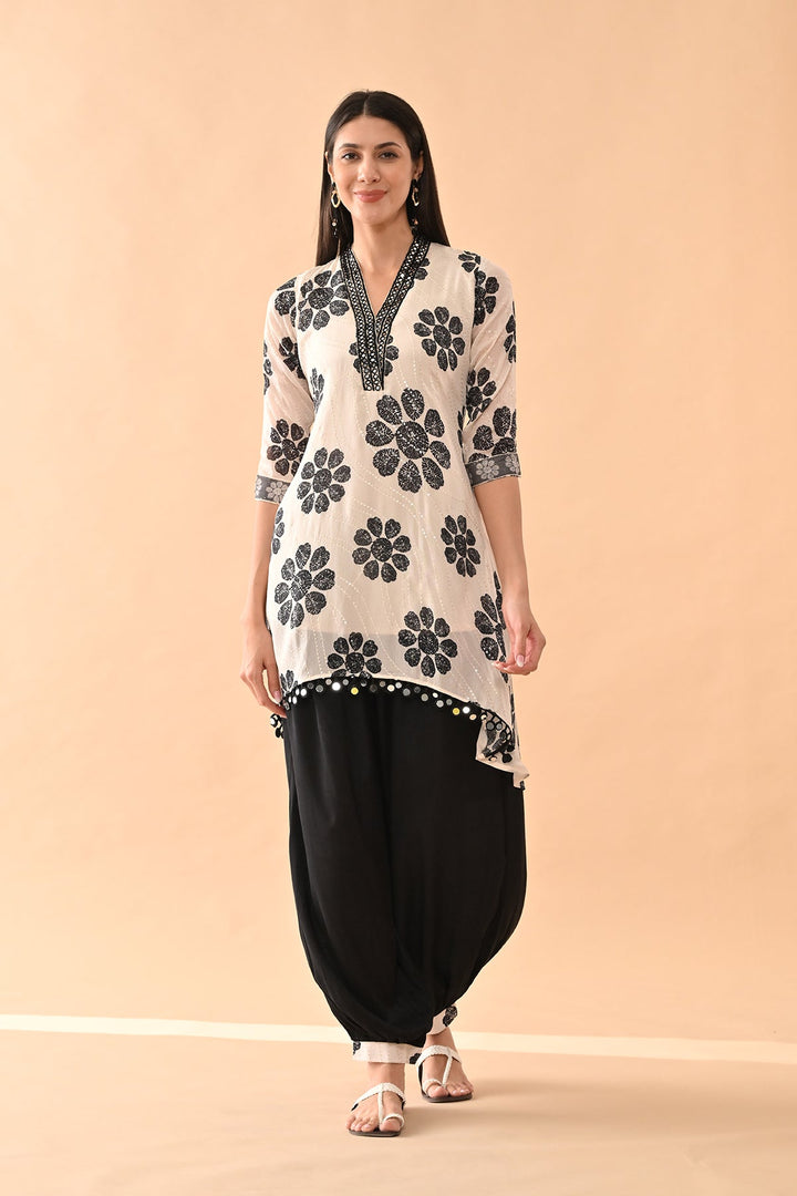 Cream Printed Co-Ord Set