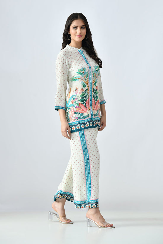 Cream Printed Co-Ord Set
