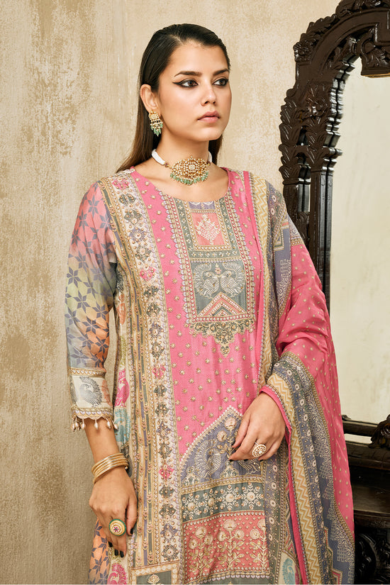 Multi Embellished Kurta Set