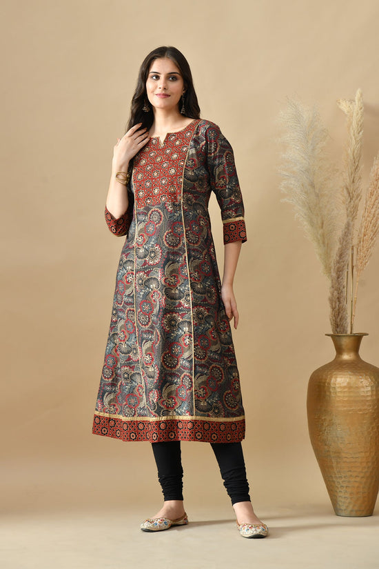 Multi Printed Straight Kurta