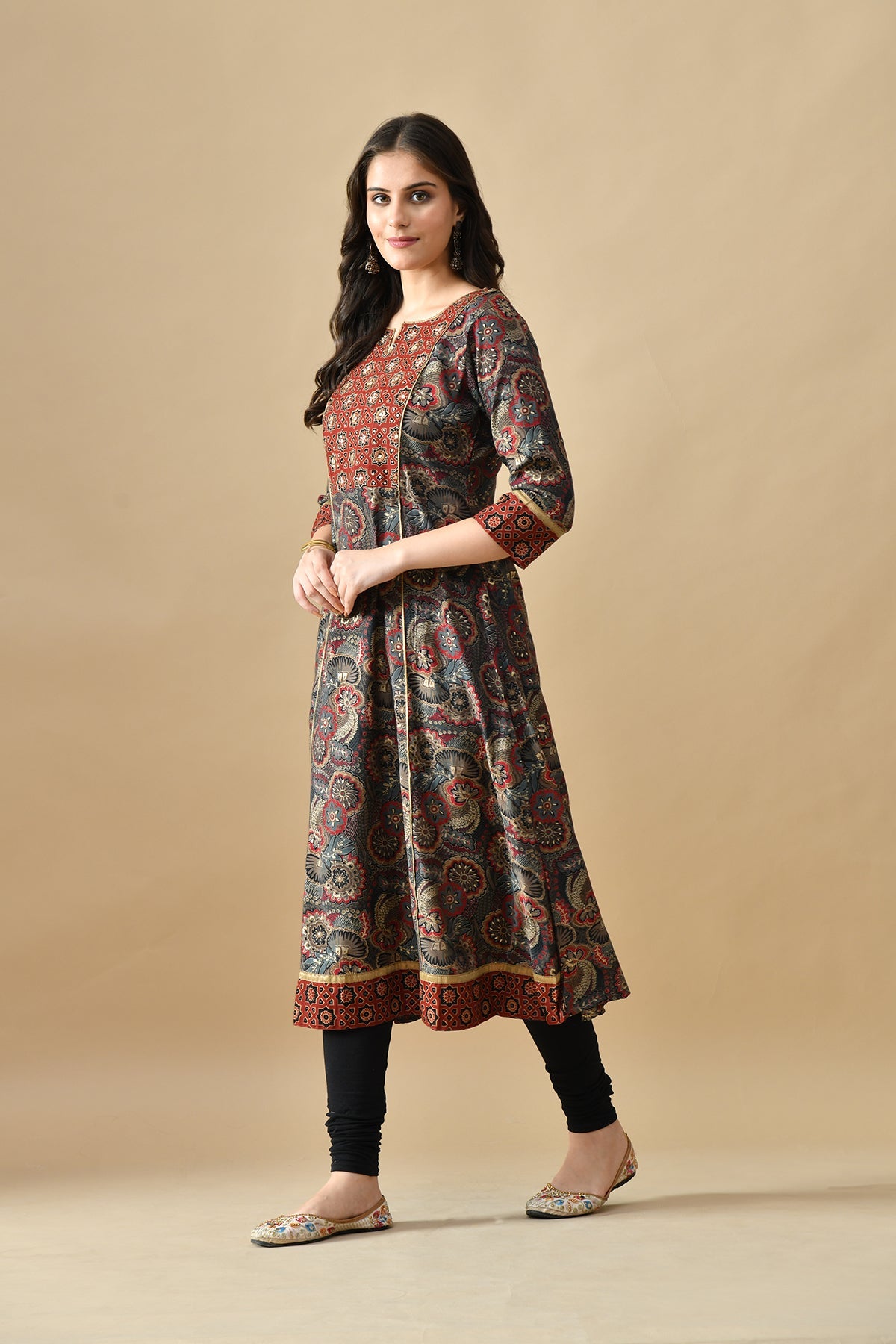 Multi Printed Straight Kurta