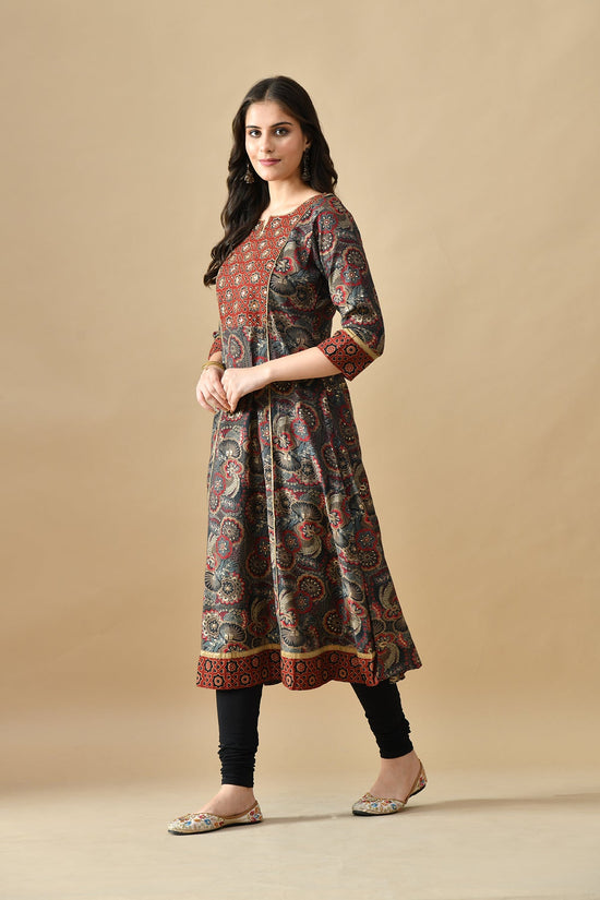 Multi Printed Straight Kurta
