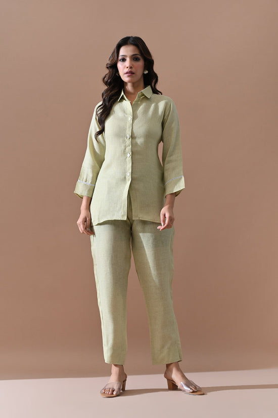 Green Solid Co-Ord Set