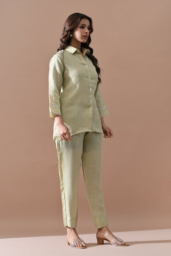 Green Solid Co-Ord Set