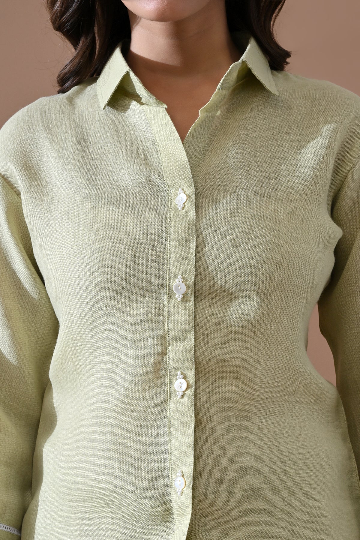 Green Solid Co-Ord Set