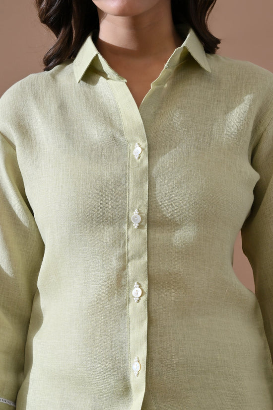 Green Solid Co-Ord Set