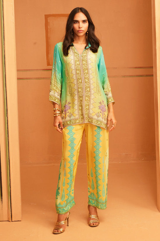 Green Printed Co-Ord Set