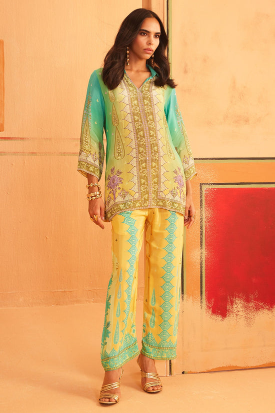 Green Printed Co-Ord Set