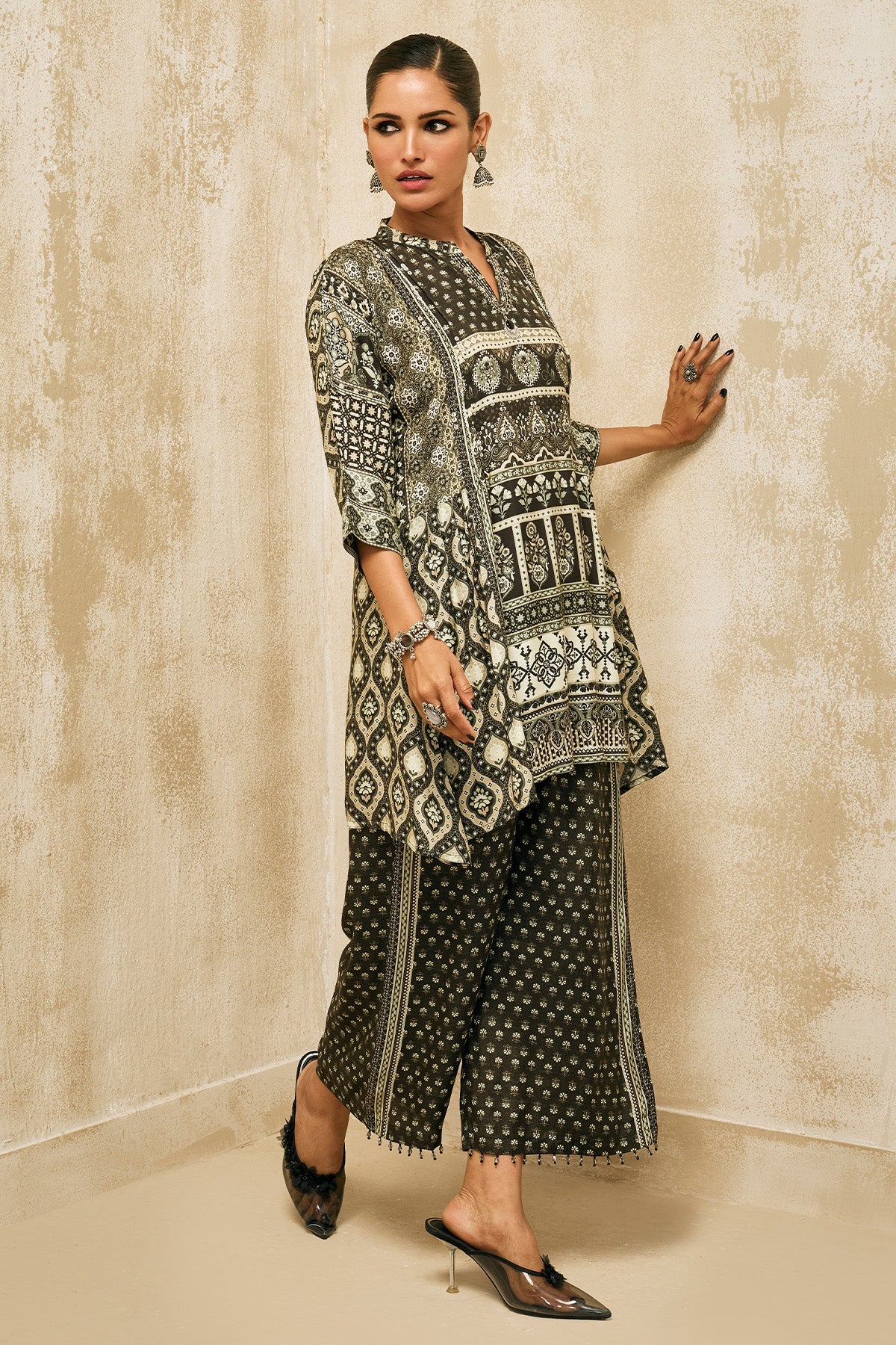 Green Printed Co-Ord Set