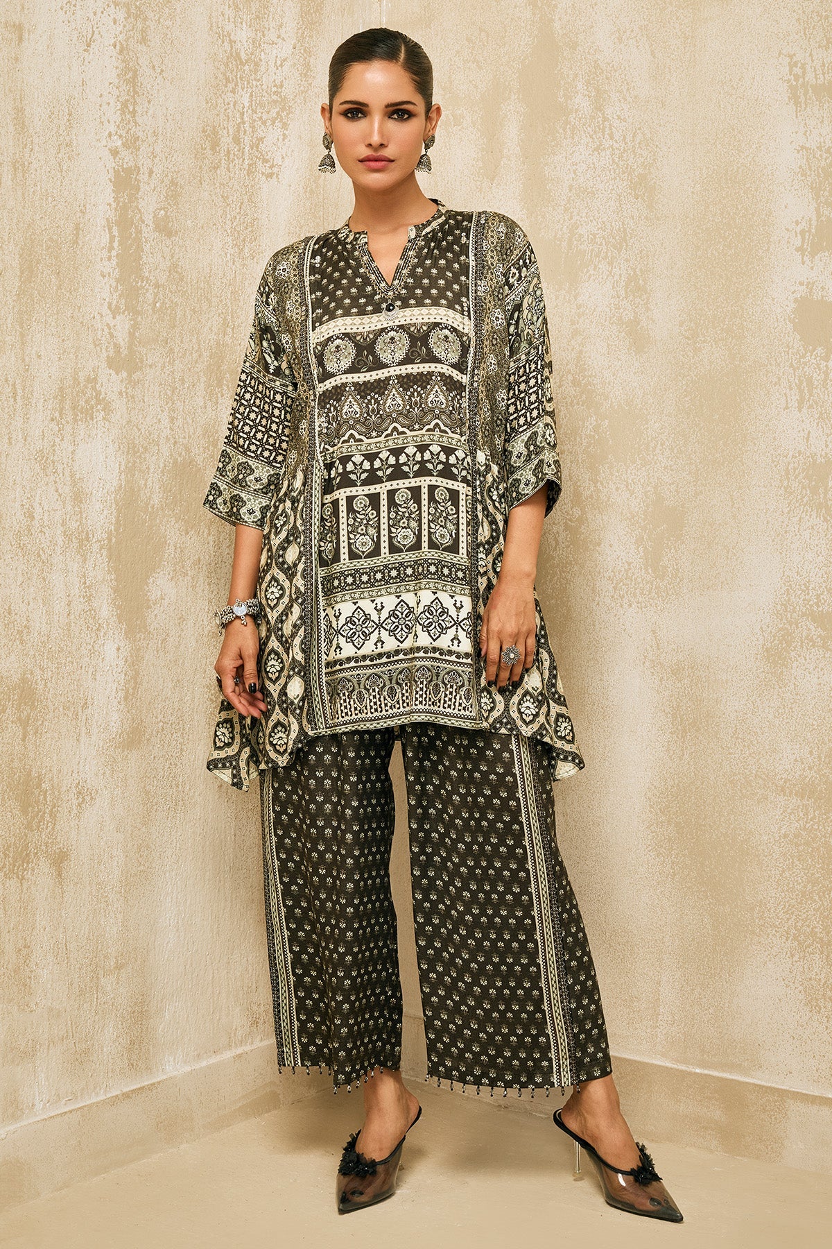 Green Printed Co-Ord Set