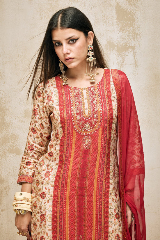 Multi Printed Kurta Set (3 Piece)