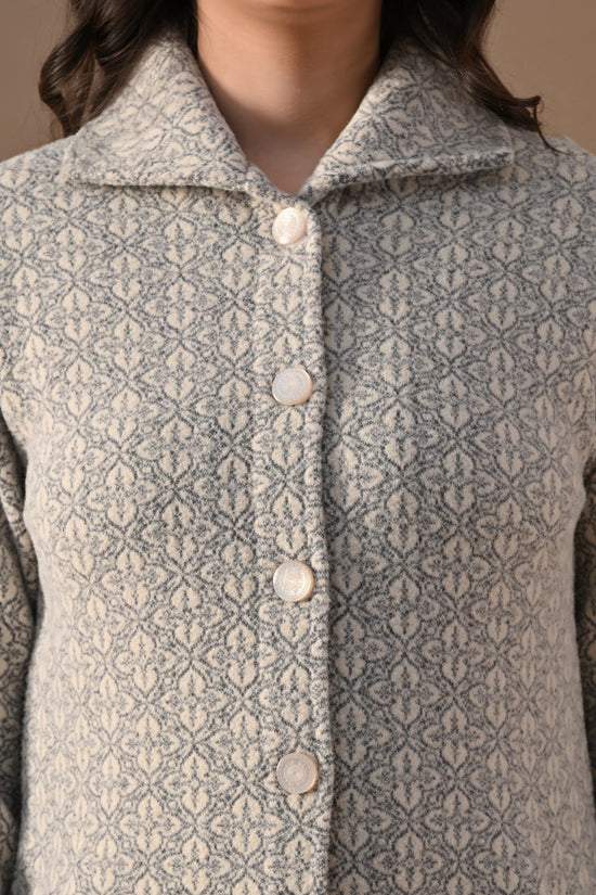 Winter Fawn Classic Collar Neck Overcoat