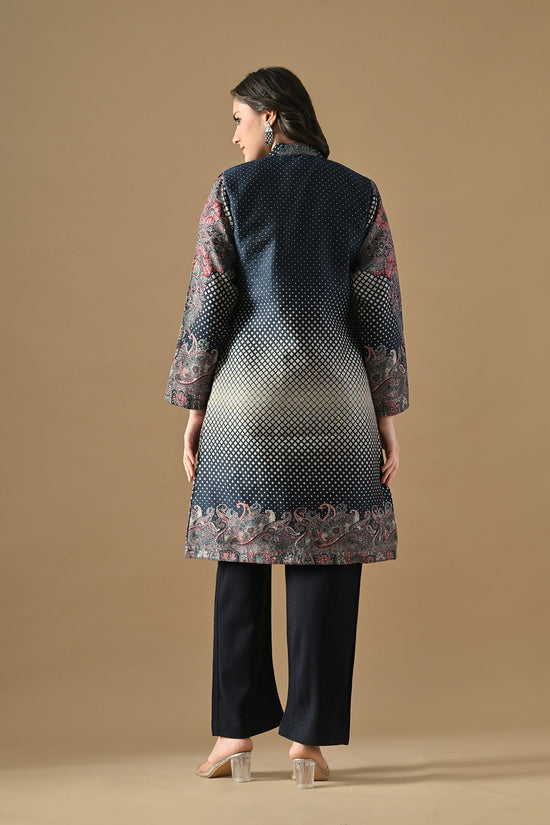 Winter Multi Ethnic Motifs Printed Woven Co-Ord Set