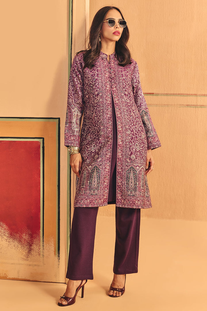 Winter Multi Printed Inner Shrug Set