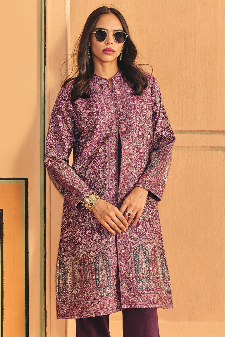 Winter Multi Printed Inner Shrug Set